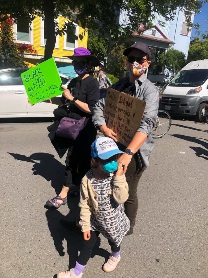 3 Generations Marching in Berkeley
