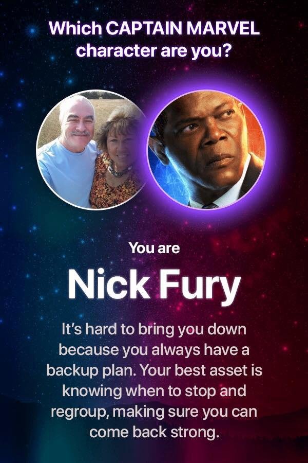 Which CAPTAIN MARVEL character are you? #omg