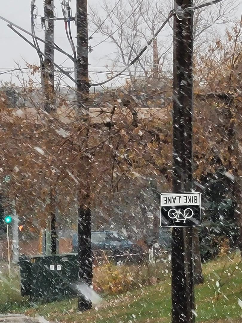 First snow of the season.....
