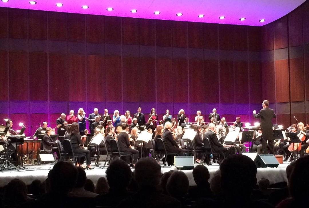 What a blast we had last night!  The New Collection performing with the Richardson Symphony Orchestra - the group sang so well, and our soloists were fabulous!   And the Richardson Symphony under the direction of Clay Coutu