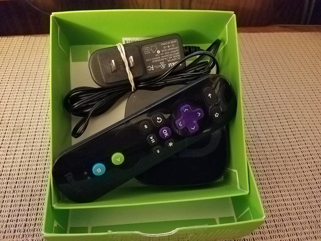 Roku 2 Streaming Box. Very good cond. Many channels loaded. $30.