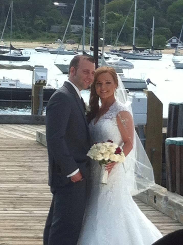 The new Mr and Mrs Ferrara