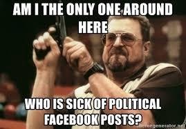 There are some that need the dopamine high induced by the 3 "likes" they get when they hit the post or share button, often with insulting comments for those that do not agree with their political view. If you must post or s