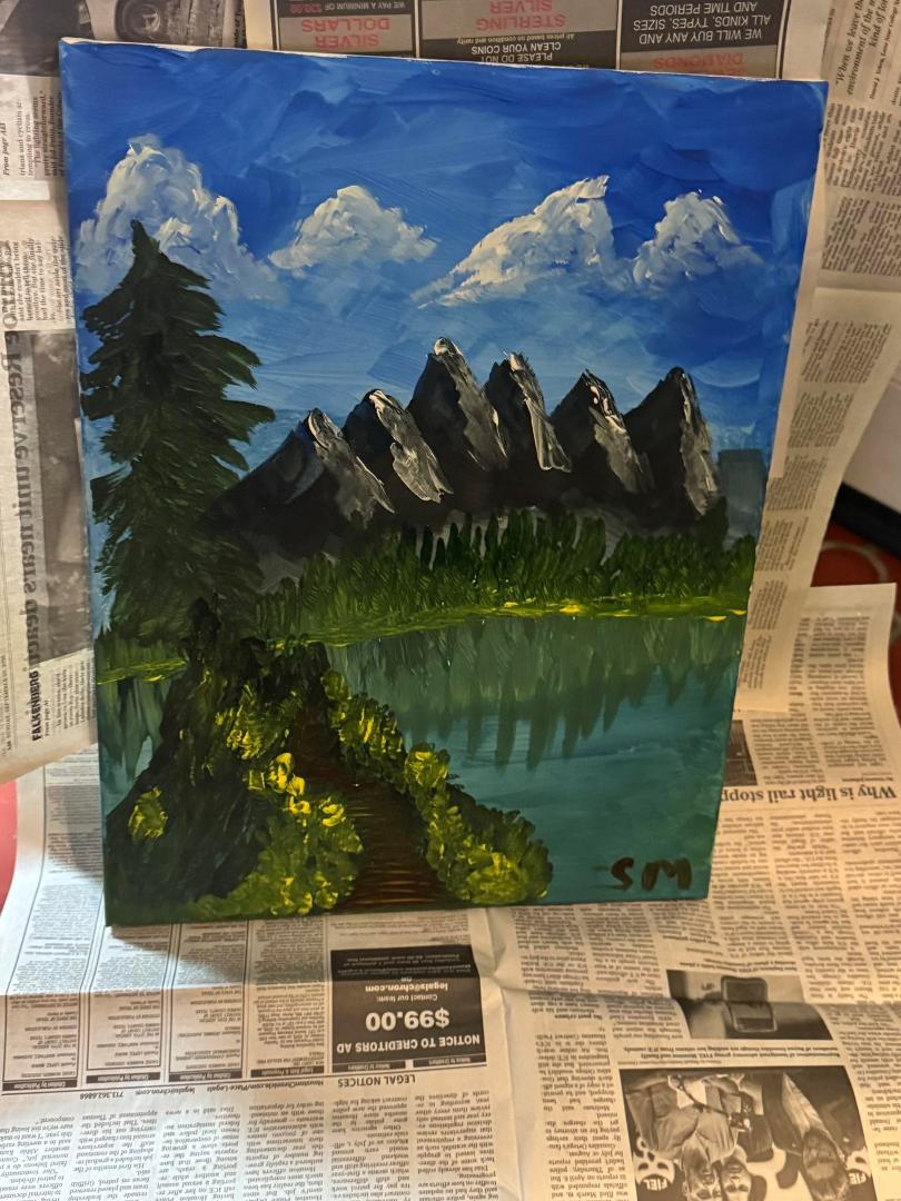 When your 14 year old wants to bond to an old Bob Ross show at midnight and you have to be up at work at 8 am the next morning!