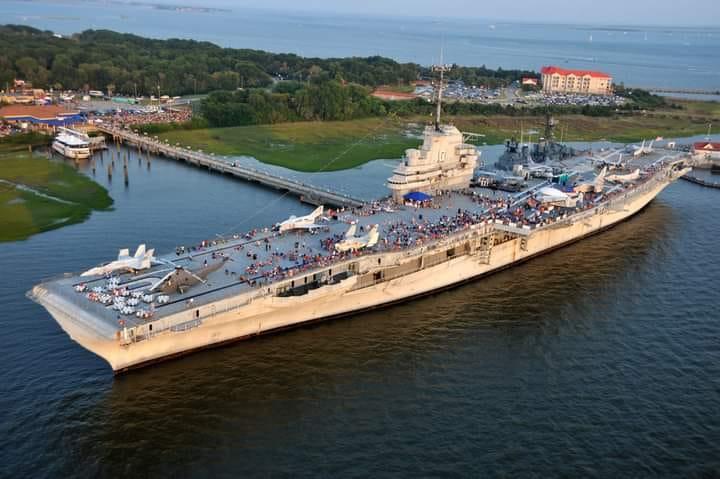 USS Yorktown CV 10 today, Patriots Point, Charleston SC.