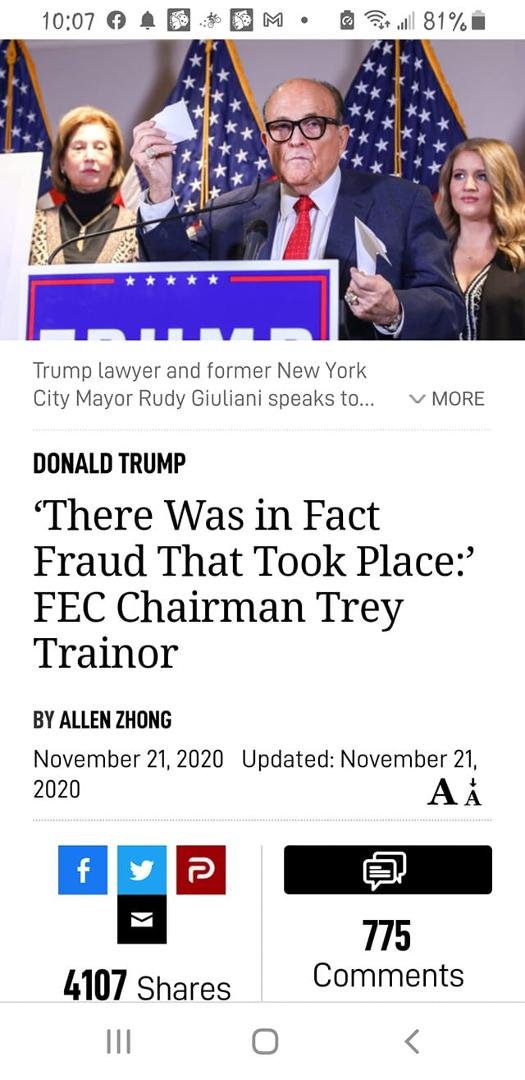 This is really going to hurt people that believed in Biden. Wait until all the Hunter stuff gets out.