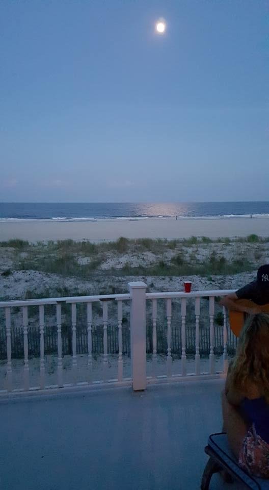 Sunday night at their Jersey shore