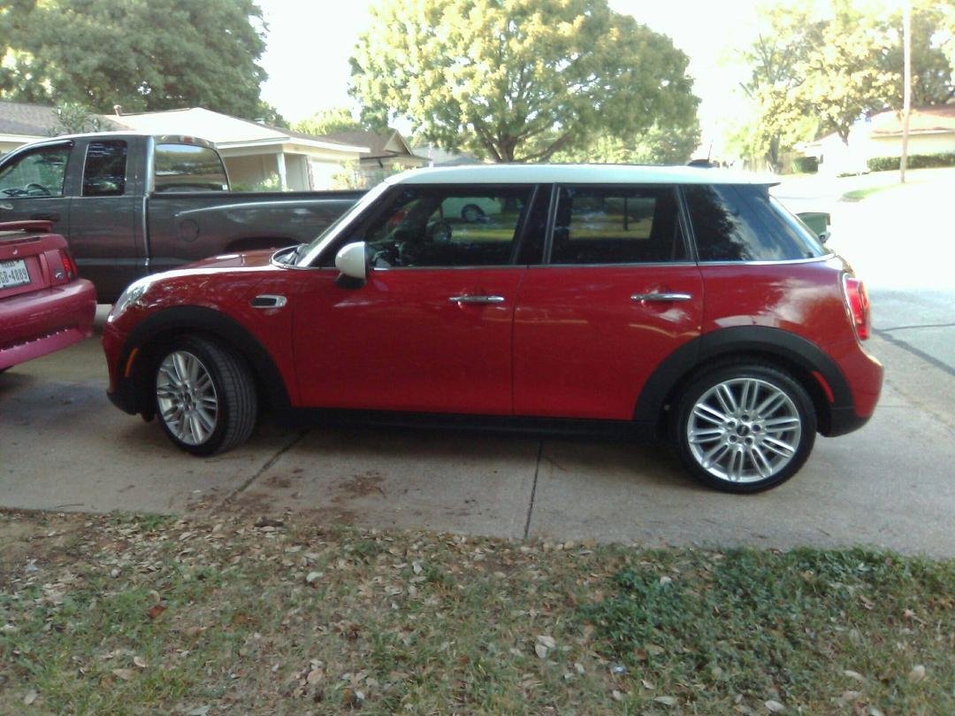 This is what Bobby has been wanting for a long time; and I got it for him today! Of course I will be the one driving! A mini cooper!