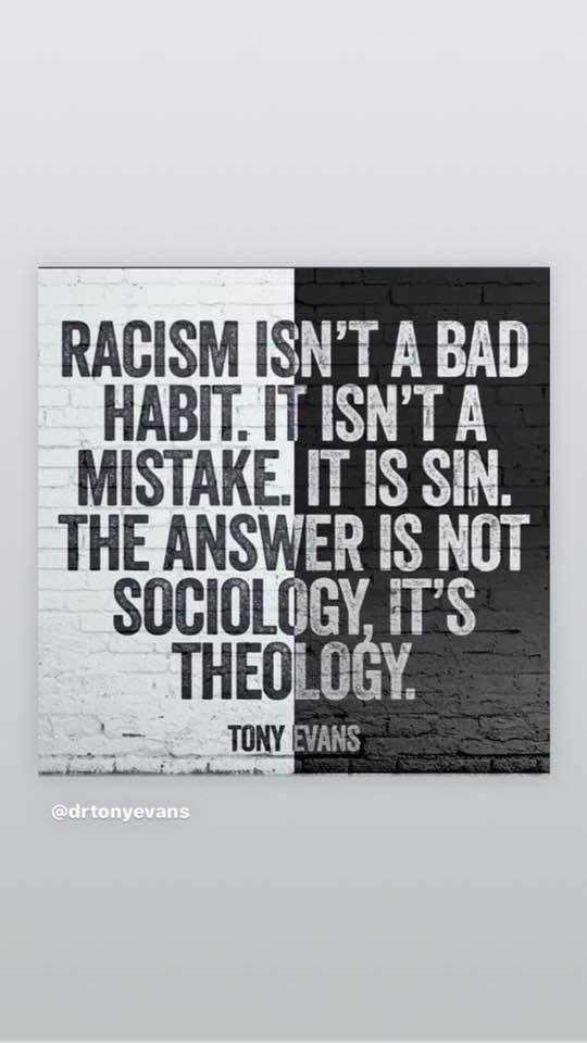 The Problem isn’t skin...it’s sin

The solution isn’t race, it’s Grace Jesus died for all and in Him is healing, unity and genuine peace.