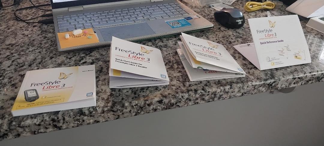 The doctor says the glucose monitor..you just stick on your arm..wear it for 10 days...very easy to use . Well..then why are their 4 booklets of instructions? one for the app...one for the monitor and 2 others i havent figu