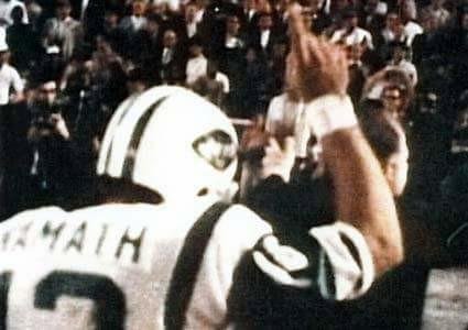 Joe Namath is 74 years old today.
Best there ever was