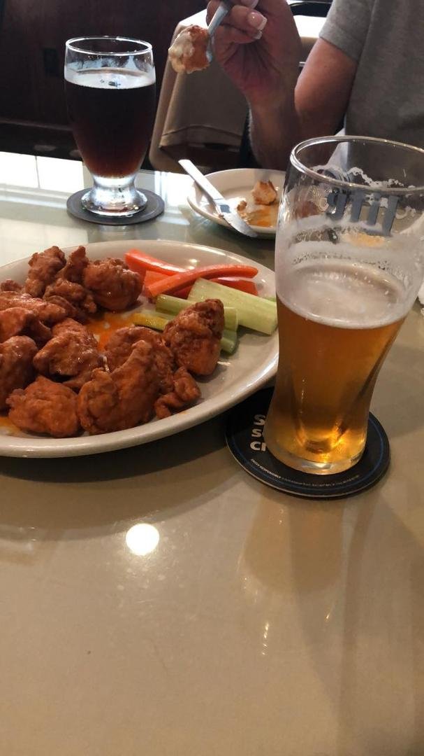 A quick bite and cocktail