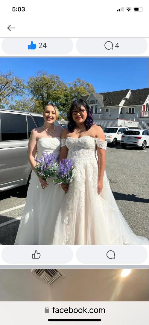 Megan and Nathalie exchanged vows on Saturday!