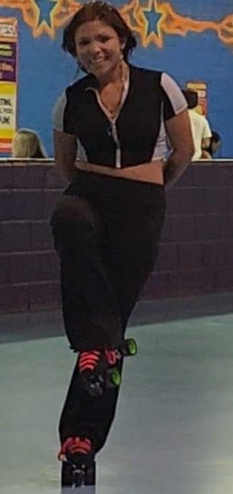 Skating with Abby for  her birthday 🎉