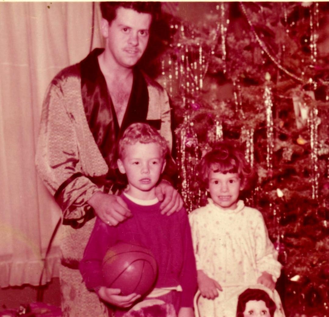 My Lovely wife Christina's and brother Danny with her dad. Before we started dating
