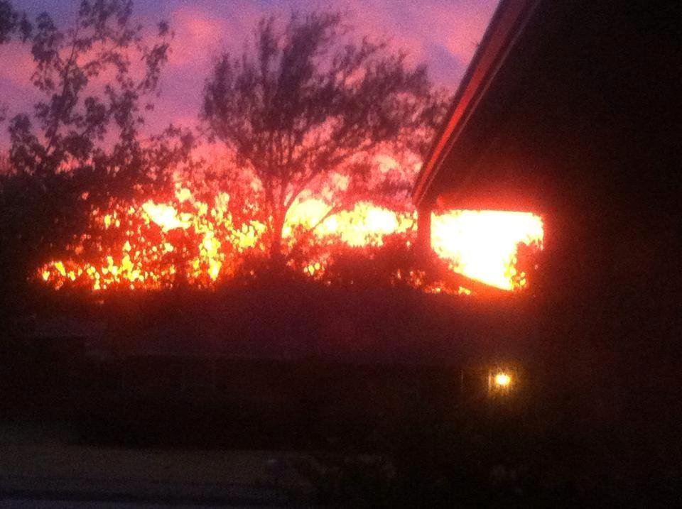Check out last nights sunset from my front porch!