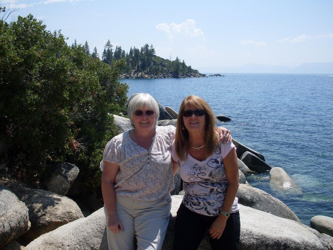 Had a wonderful afternoon with Terry Chandler and her son, Eric! We drove up to Tahoe and saw a little of the lake!