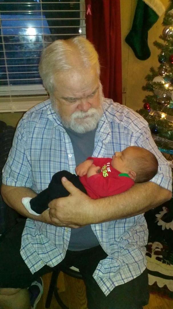 Great Grandpa and Adelynn