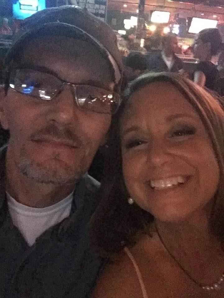 He actually brought me out of the house! Early Happy Daddy's Day to my other half! Love you, hon!