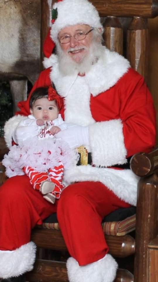 My Sweet Bella and Santa