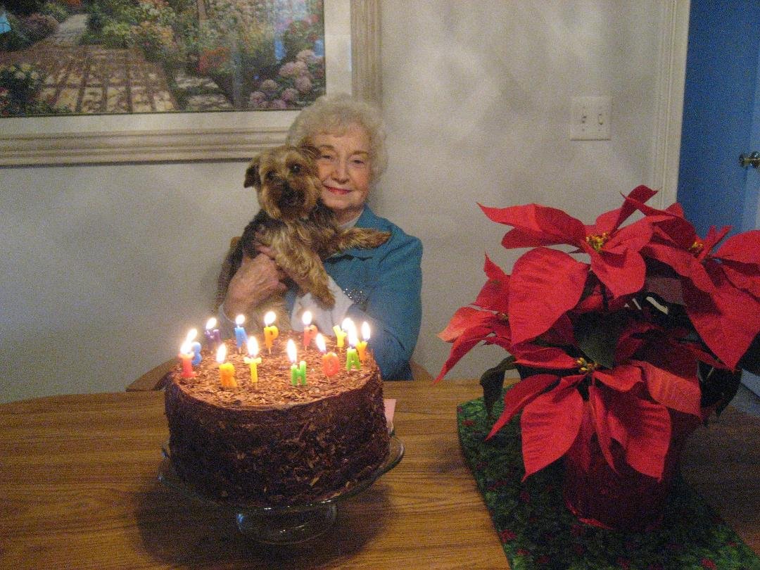 Celebrating Mother's 83rd birthday