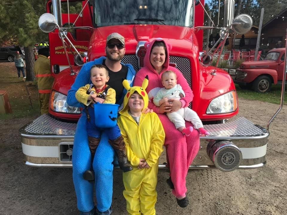 Granddaughter & family b