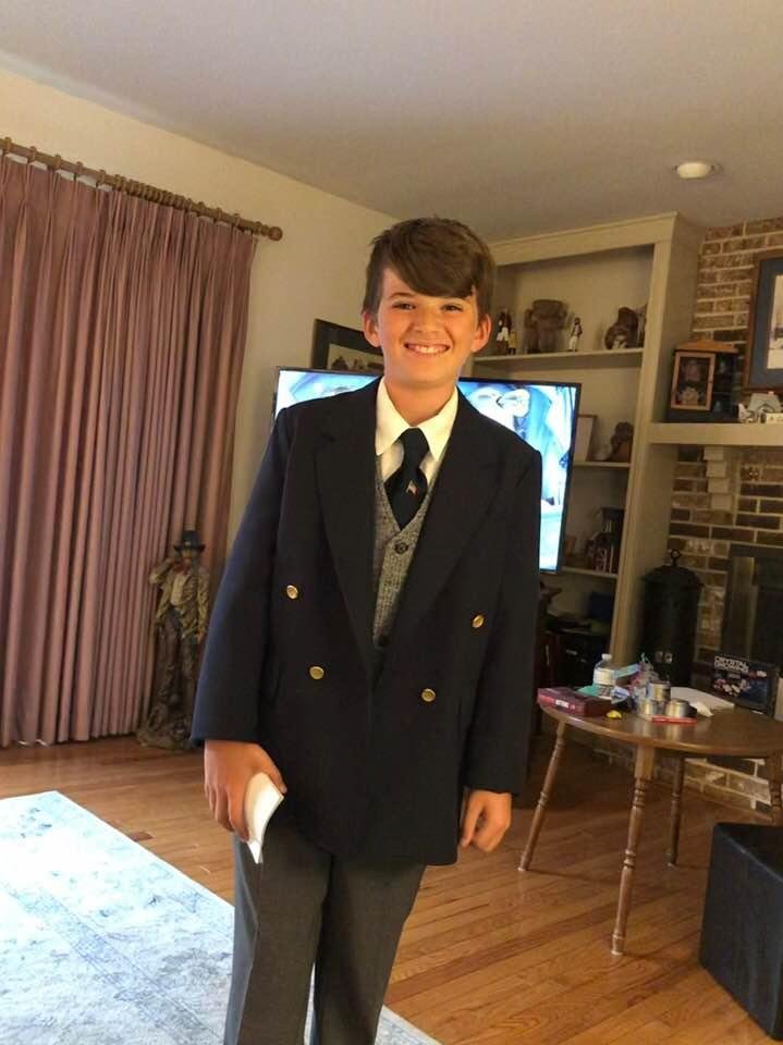 All ready to do his presentation .