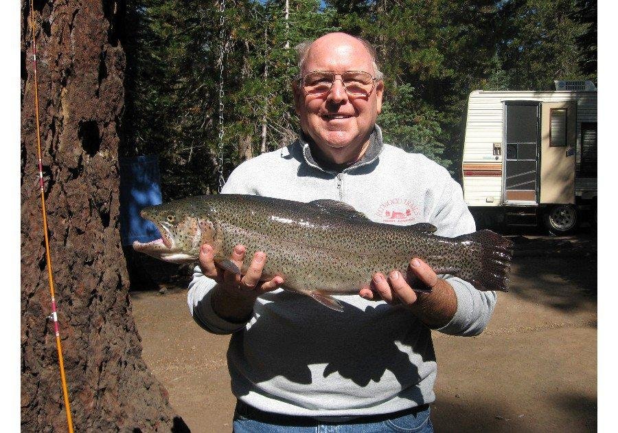 Richard Jones' album, 6.5 pound trout