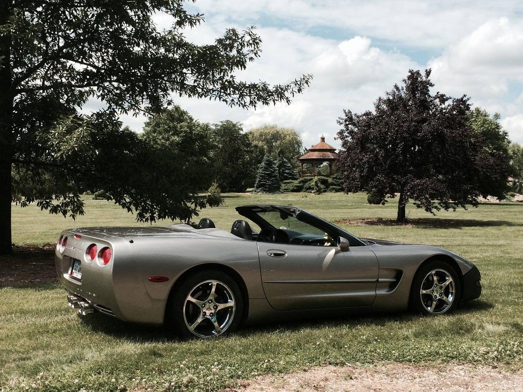 A beautiful day for a car show at the Iowa Arboretum!