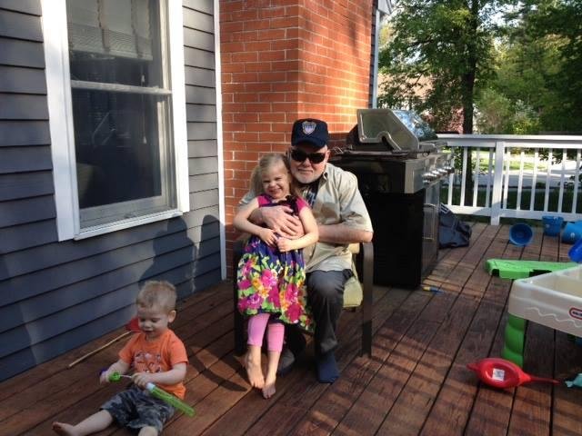 Gramps visits the little
Stowes in Merrimack, MA
