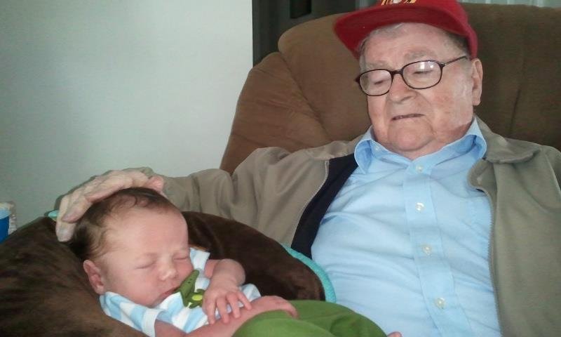 Marshall and His Great Grampa, Marshall's Mom's Grampa