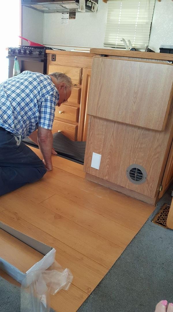 Time for a new floor in the RV