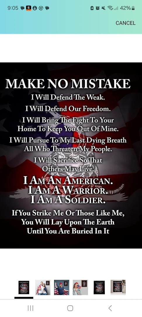 Happy Memorial Day Everyone. Stay safe and have fun. But remember those that gave it all.
POEM: I AM A Soldier