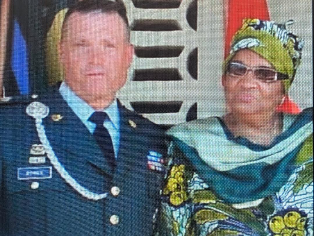 Meeting with the President of Liberia. Madam President Sirleaf Johnson.