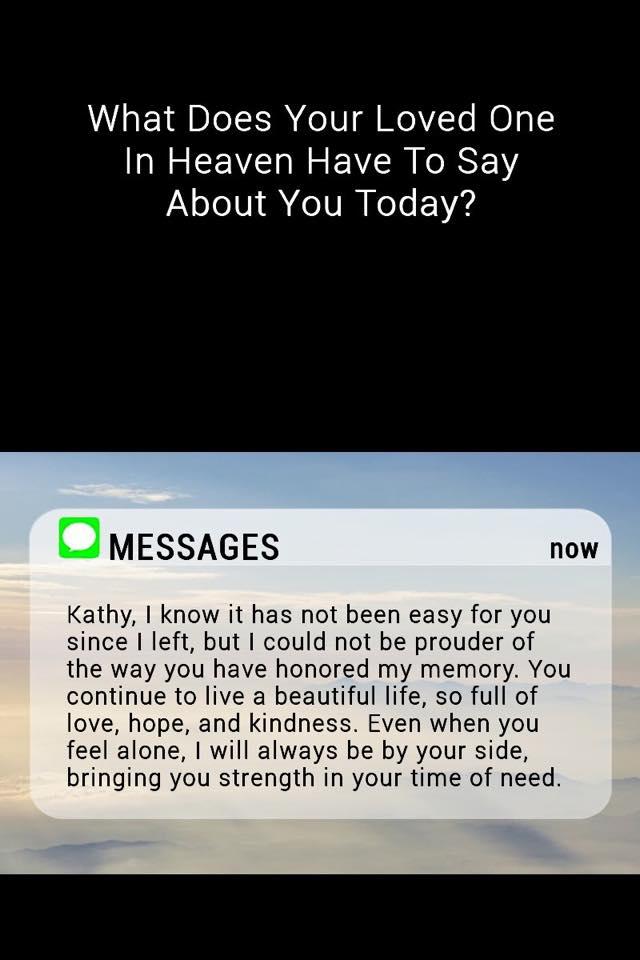 What Does Your Loved One In Heaven Have To Say About You Today?