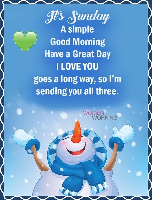 EVERYONE HAVE A GREAT SUNDAY, REMEMBER A SMILE IS CONTAGIOUS