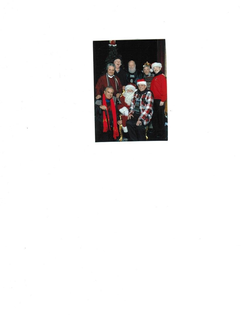 Hanging with Santa - Capitolaires at Polar Express