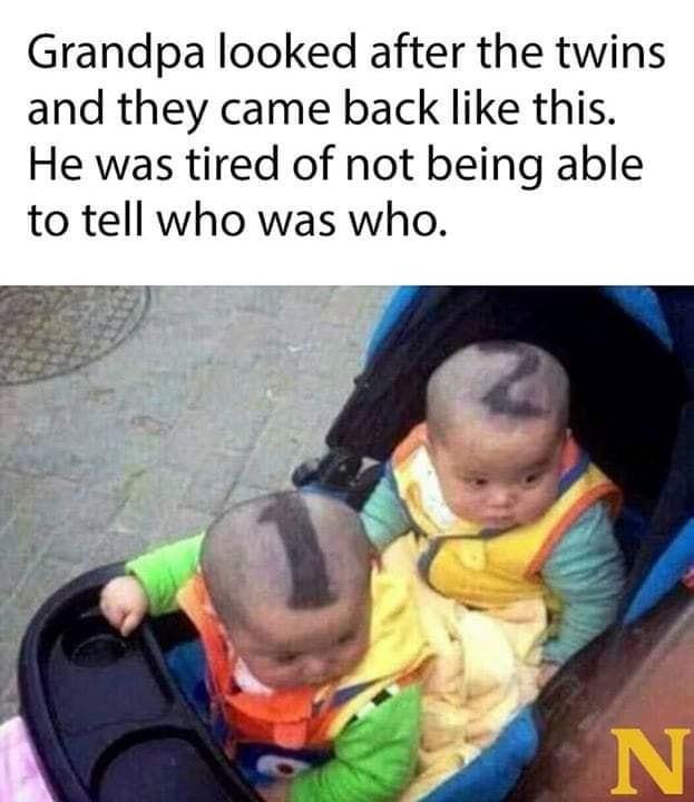 Ashleigh Lamb be careful when you have your twins that this don't happen to them. LMBO