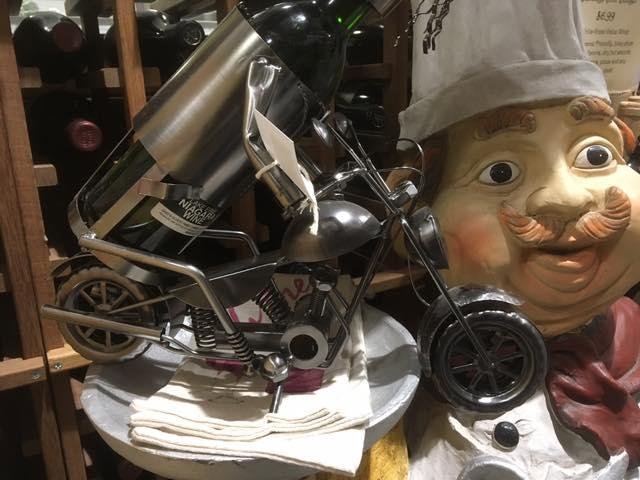 Anybody need a wine bottle harley?