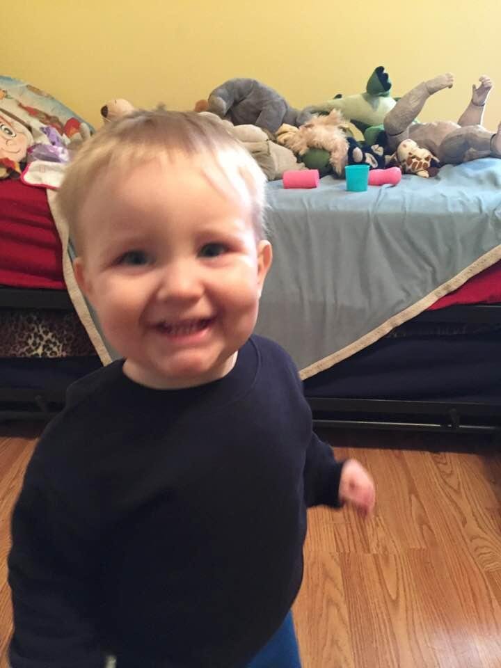 This young fella is my great grandson Eugene. He and I had a good time today .