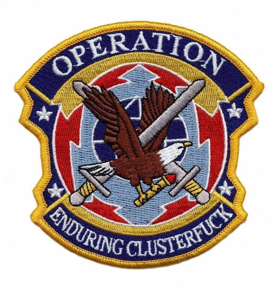 New military patch for those serving under the Orange Anus...