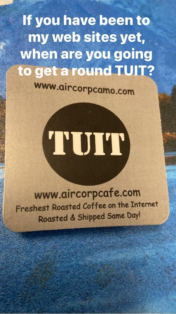If you have not been to my store or web sites yet, when are you going to get a round TUIT?