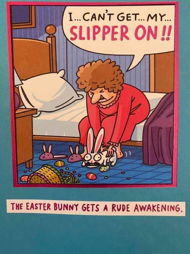 Well, there will be no more hippity hoppity