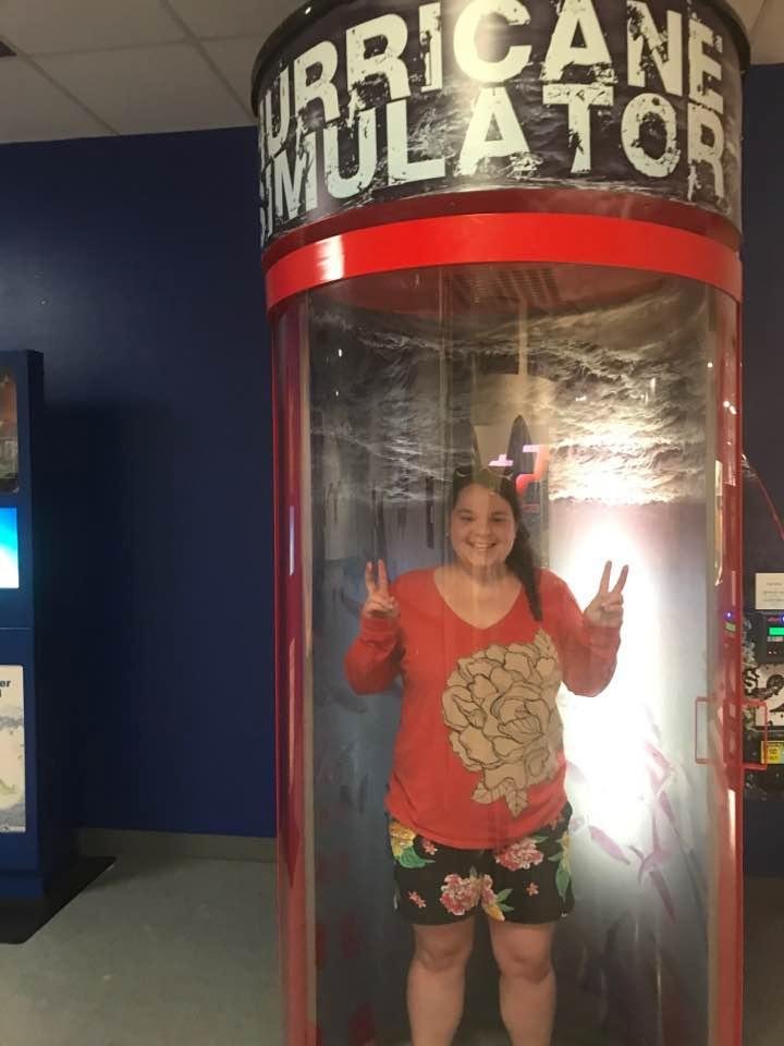 Caitlyn Belin's first hurricane
