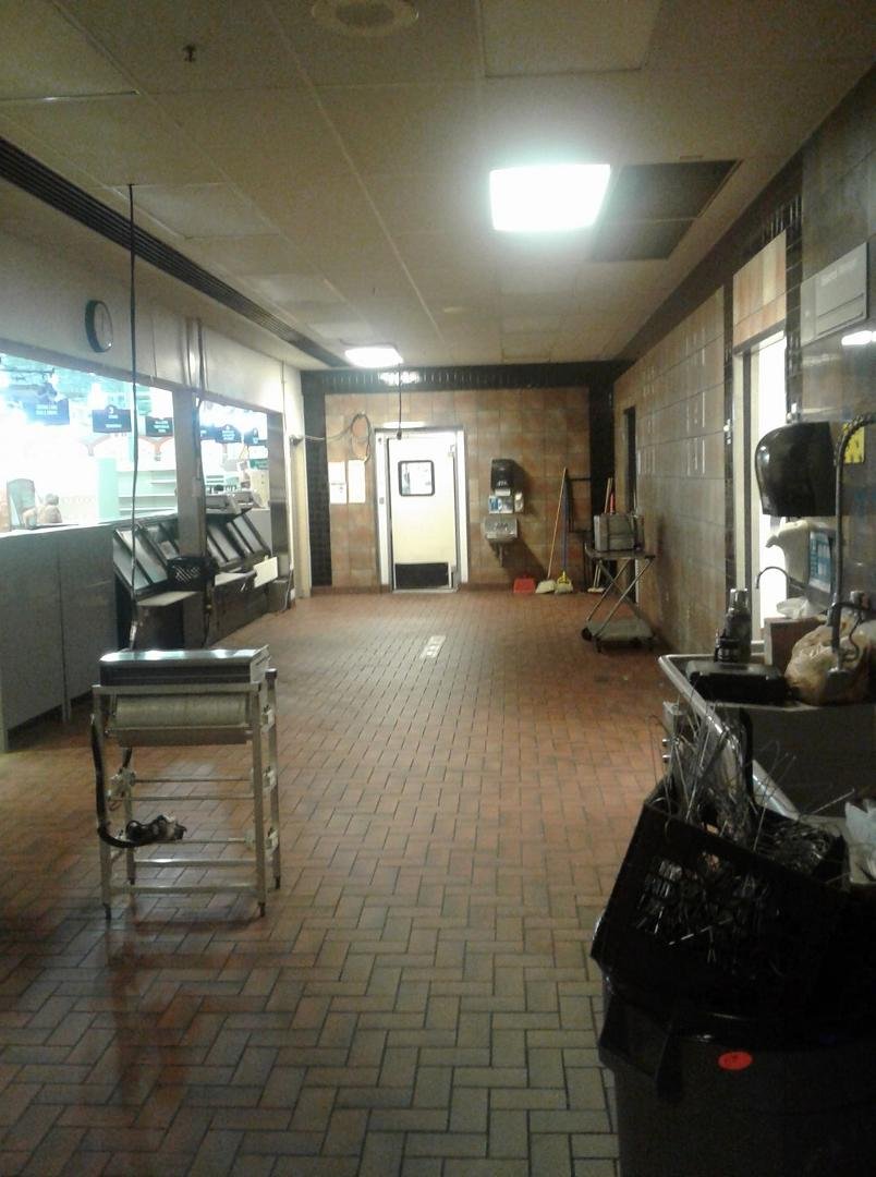 This was my little cubby hole where I spent the last several years working. It looks so weird without the cutting tables, saw, and other equipment.