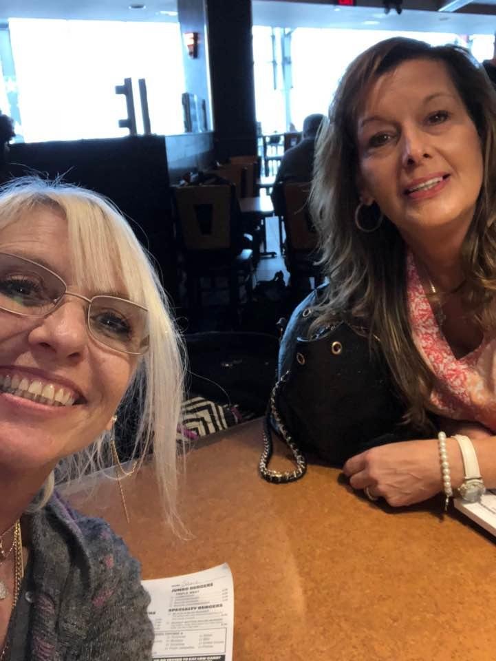 At Tulsa airport waiting for our plane to Vegas! #GirlsTrip