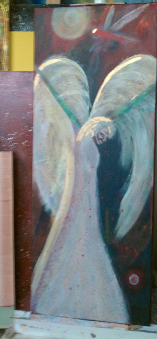 I will be showing 14 of my paintings at the Grateful Steps bookstore in Asheville this month. Reception 9/17 from 5:30 - 7:30. All are welcome!