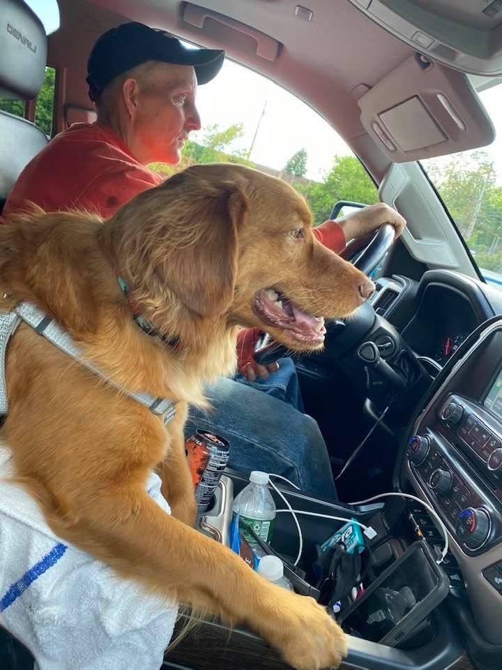Patrick’s co-pilot!
