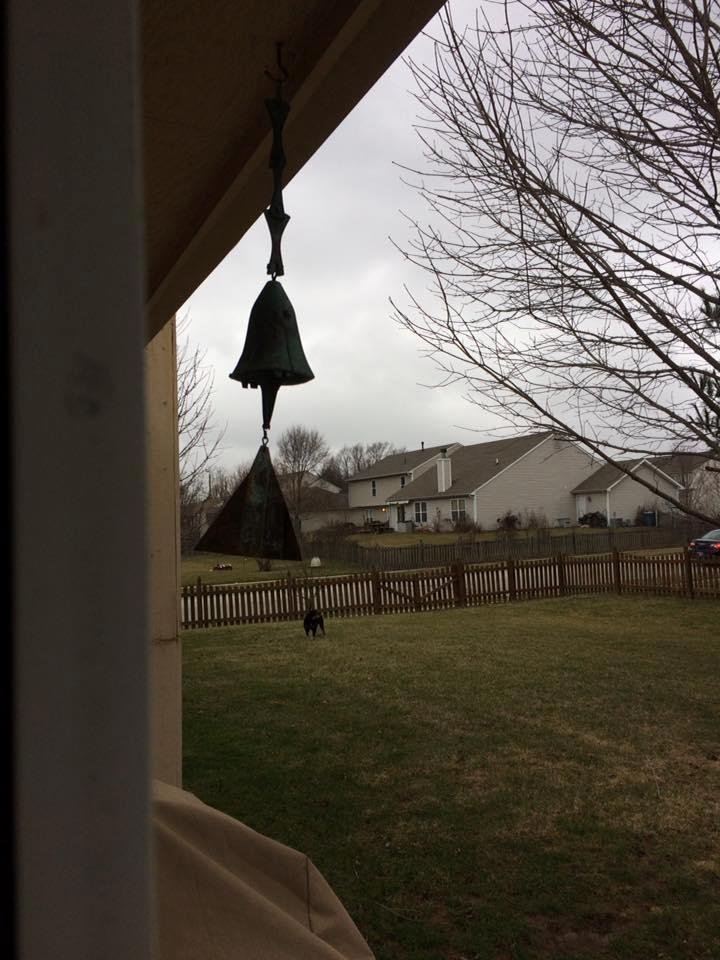 I love my wind chime. Thanks Judy Behm and Dale Behm