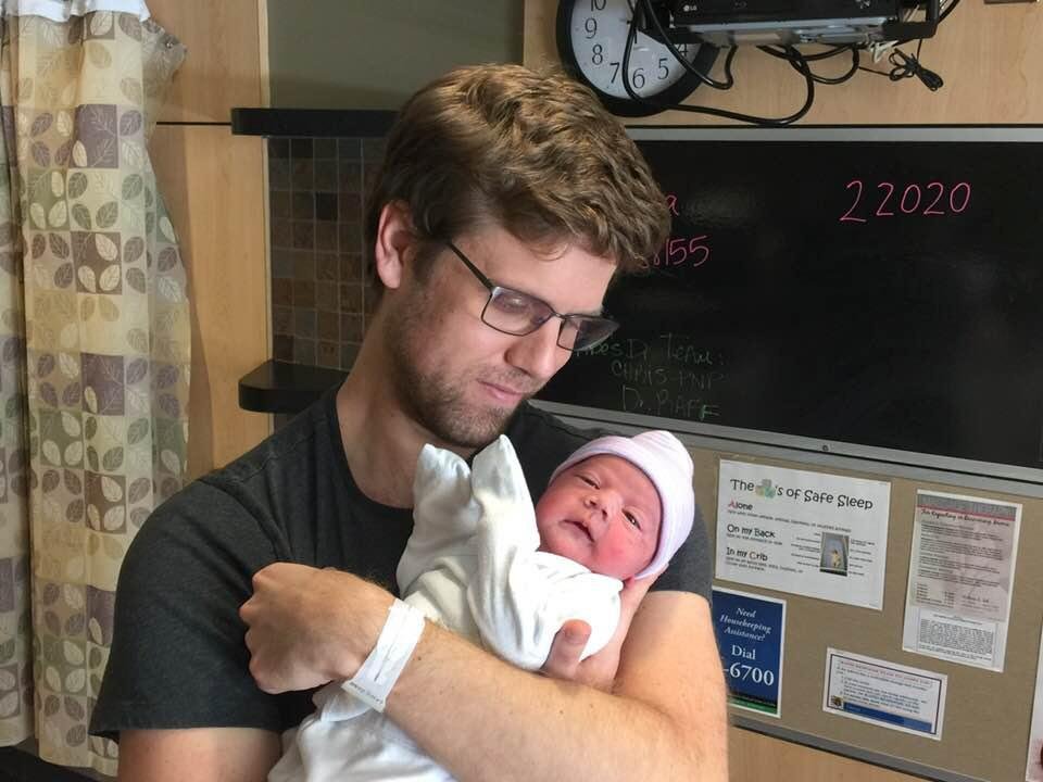 My son Paul with Jade